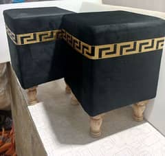 Luxury Wooden Square Stools