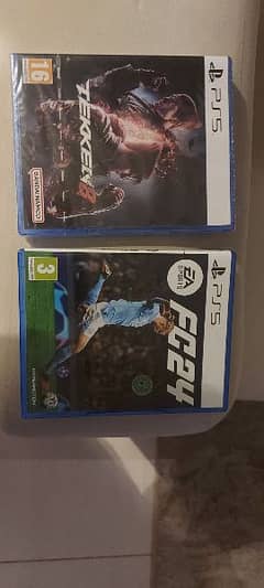 takken 8 and FIFA ps5 games