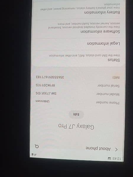 samsung j7 pro good condition 3/32 all ok finger ok 1