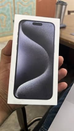 iphone 15 Pro max 256 GB blue titanium