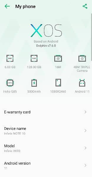 Infinix Note 10 6/128GB With Box 2