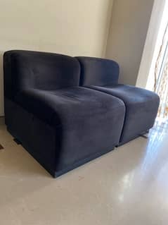 2 single seater sofa