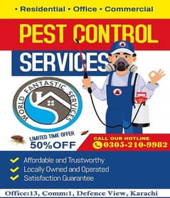 Pest Control Fumigation Services For Termite Cockroaches Rats bed Bugs