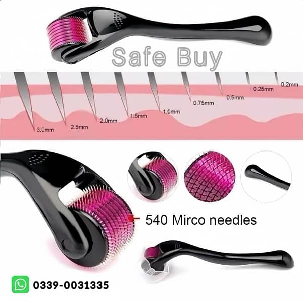 Derma Roller 540micro needles 1