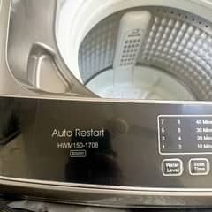 haier full automatic washing machine