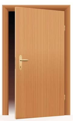 Home Wooden Bed Room and Wash Room Doors