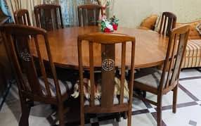 Dining table and chairs