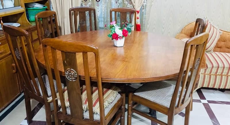 Dining table and chairs 2