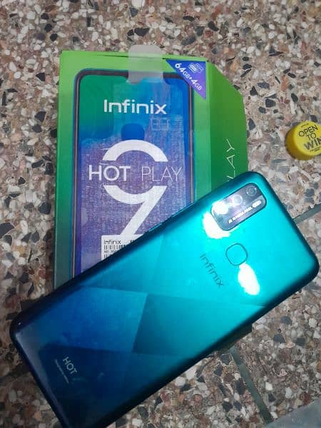 lnfinix Hot 9 play all ok good condition 4/64 8