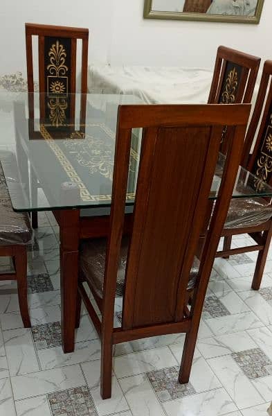 New Stylish 6 Chairs Set of Lacker Dinning Table 8