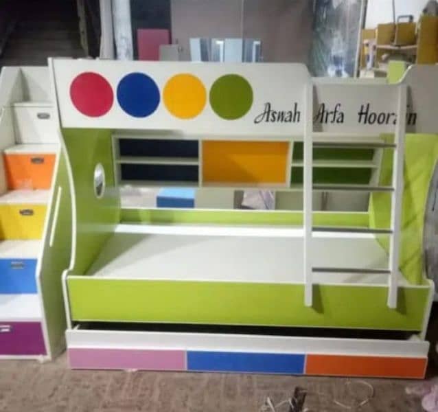 Bunk bed | Kid wooden bunker bed | Baby bed | Double bed | Triple bed 2