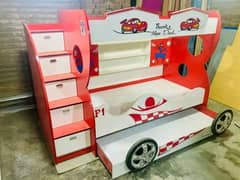 Bunk bed | Kid wooden bunker bed | Baby bed | Double bed | Triple bed 0