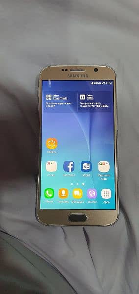 Samsung Glaxy S6 G920F Golden 3GB 32GB Official PTA Approve 10/10 Lush 1