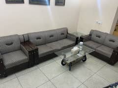 6 seater sofa set with tables 0