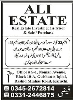 Pir Gul Hassan town phas 2 block A 120 sq yards plot 0