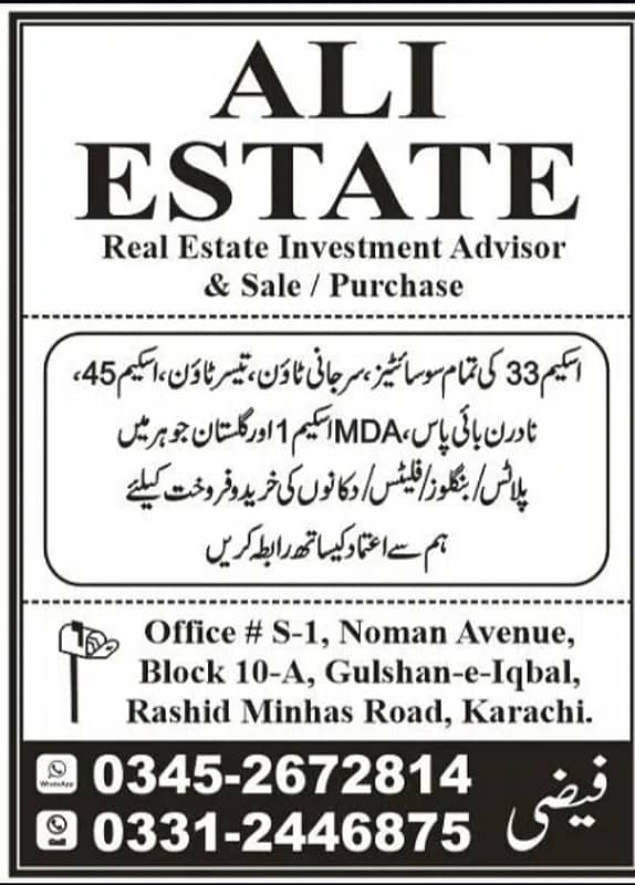 Pir Gul Hassan town phas 2 block A 120 sq yards plot 0