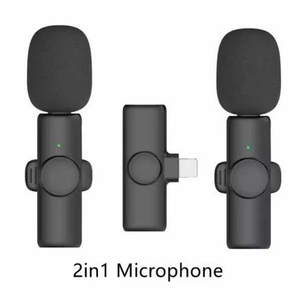 k9 dual mic with c-type connector / microphone / wireless mic 1