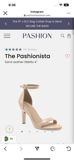 Convertible heel Pashion Brand