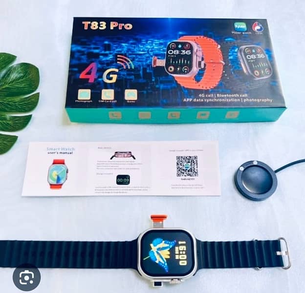 Ultra 4g Sim & Camera Smartwatch,Data Sim support Smartwatch for Sell 2