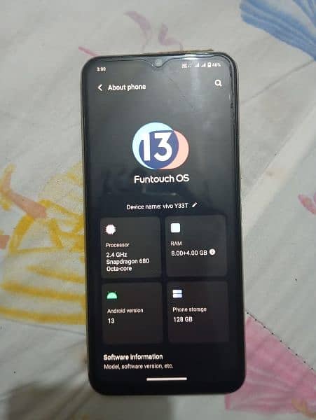 Vivo y33t 8+4/128 1