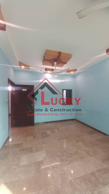 400 Sq. Yd. 2 Bed Lounge + Study Room Kitchen House For Rent at Kaneez Fatima Society Sector 16A Scheme 33 Near By Karachi University. 2