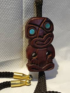 Tiki Head Bolo Tie