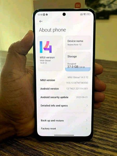 Redmi note 12, 2023 0