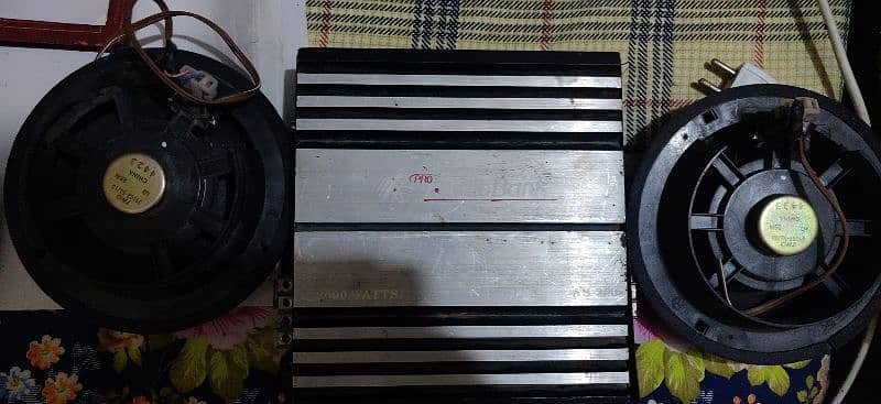 Pro Audio Bank 2 channel Amplifier and Genuine Japanese Speakers 1