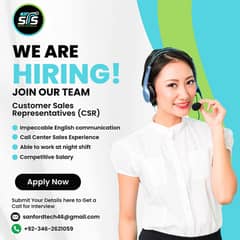 Call Center Agents for FE & DME Campaign