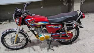 HONDA CG-125 MODEL 2017 (ADVANCE 2018) Karachi Registration