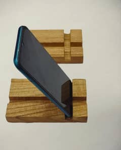 wooden cell phone stand,pack of 2