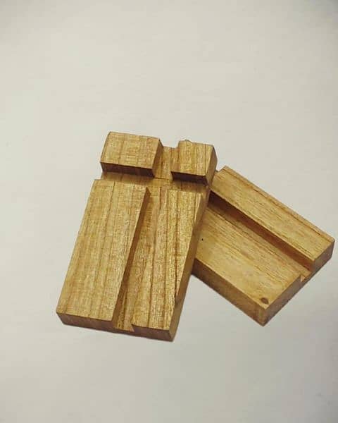 wooden cell phone stand,pack of 2 1