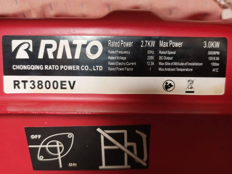 3 KVA RATO generator for sale 3