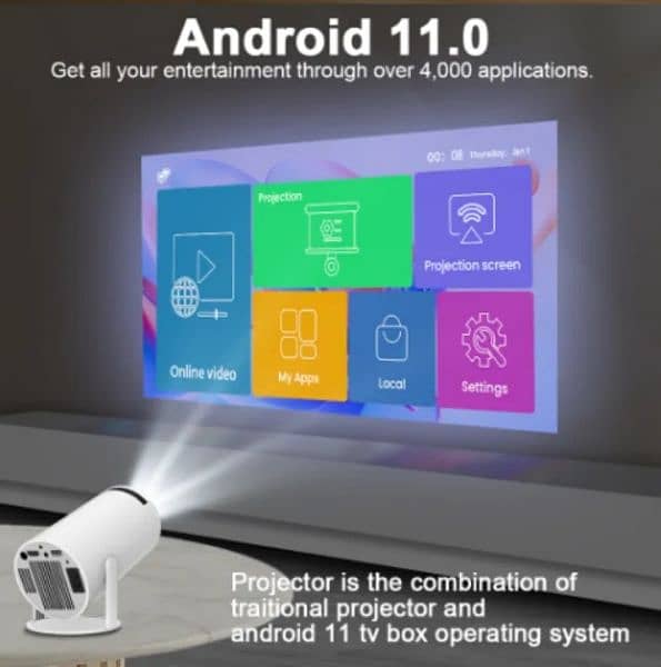 HY300 4K android Projector 0