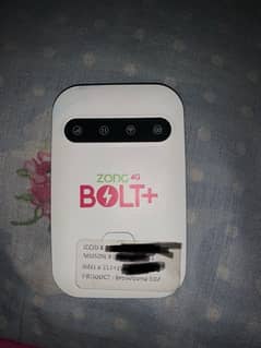 Zong internet device 4G bolt+