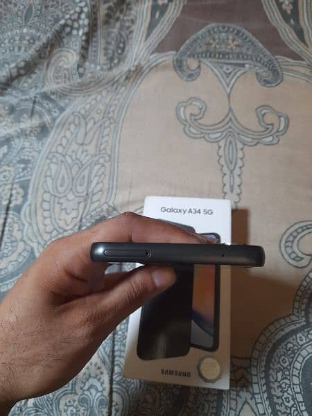 Samsung a34 8/256gb with box cable 9.5/10 3