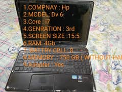 Laptop HP Pavilion dv6