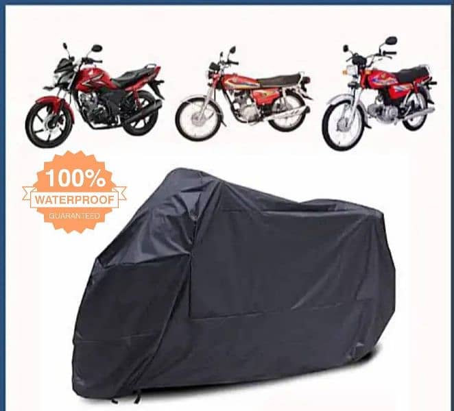 High Quality Bike Cover | Free Delivery | 70 CC, 125 CC 0