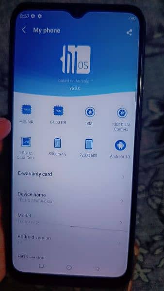 Tecno spark go 6 model 2