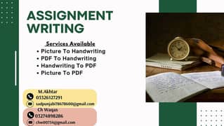 I can write your assignments for you.