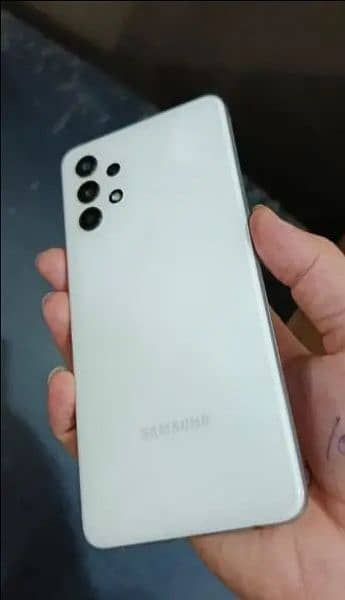 Samsung a32 Lush White Colour 1