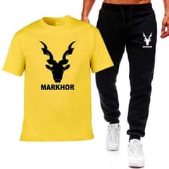 2 Pcs Men's Markhor Printed Track Suit