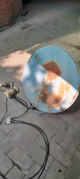 2 feet dish ateena with 2 Lnb ku band 2