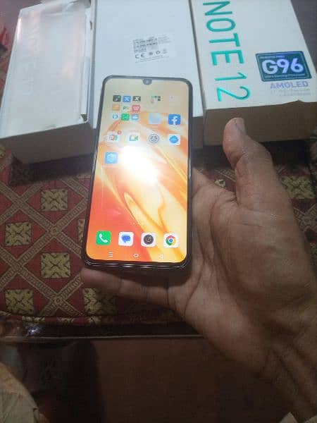 Infinix Note 12 8+8+128 gb hai Mobile bikul new hai 10/10 hai 6