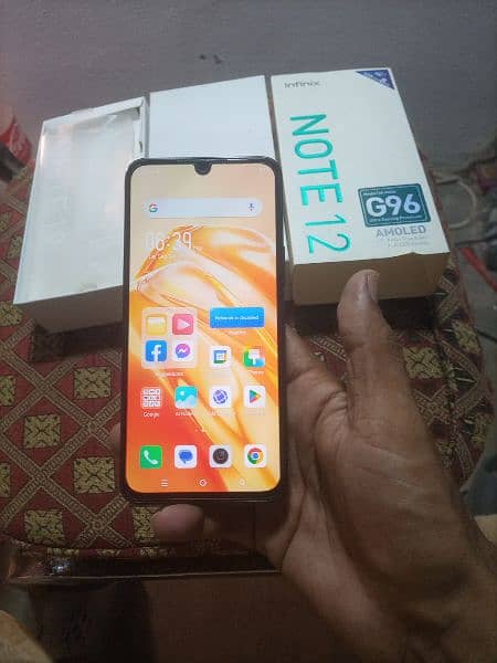 Infinix Note 12 8+8+128 gb hai Mobile bikul new hai 10/10 hai 7