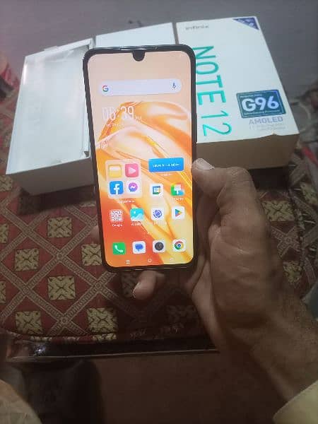 Infinix Note 12 8+8+128 gb hai Mobile bikul new hai 10/10 hai 9