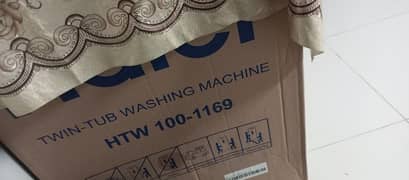 haier wahing machine 10kg. . box pack. . unused. . machine+dryer