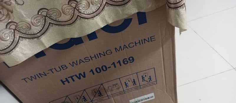 haier wahing machine 10kg. . box pack. . unused. . machine+dryer 0