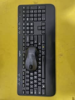 Wireless Logitech Keyboard and Mouse Combo with Dongle 0