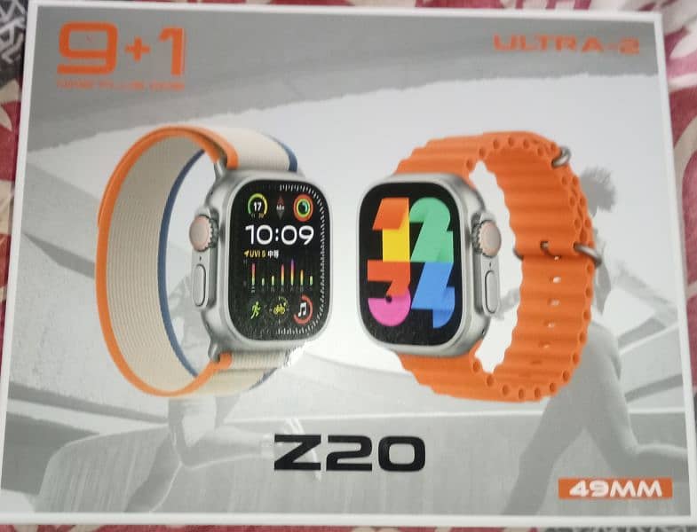 Z20 ultra 2 smart watch 9+1 With 49mm Free glass and black cover 0